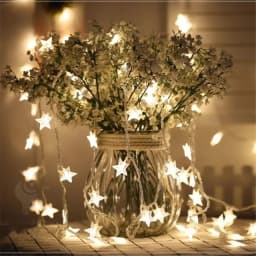 LED String Lights Outdoor Star Chain Lights Garland Lights Bulb Fairy Lights Party Home Wedding Garden Decor