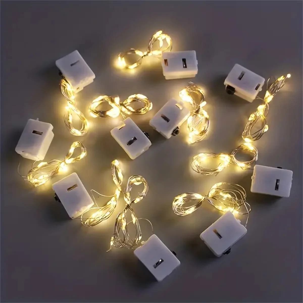 4PC/10PC/40PC LED2M20LED Fairy Battery Powered String Light,excluding battery,Used for Wedding,Party,Bedroom,Bouquet Decoration