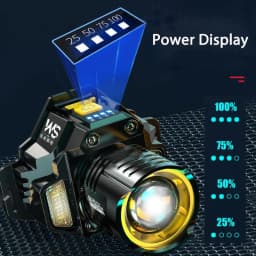 Powerful LED Headlamp Motion Sensor Headlight 18650 Rechargeable COB Head Flashlights High Power Head Lamp Fishing Headlight