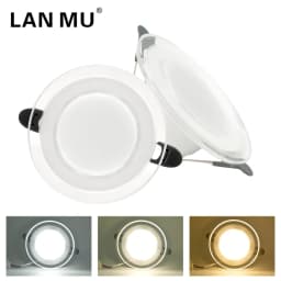 4inch LED Downlight 3Colors Changeable Spot Led 6W 220V Recessed Round Panel Light Indoor Lighting Down Light