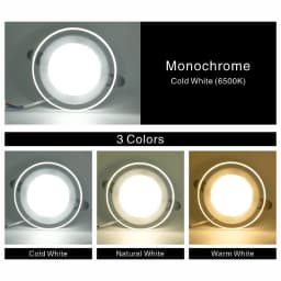 4inch LED Downlight 3Colors Changeable Spot Led 6W 220V Recessed Round Panel Light Indoor Lighting Down Light