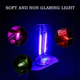 Dimmable USB Touch Filament Bulb Colorful LED Glass 5V USB Night Light Retro Edison Bulb Car Decoration Bedroom Decoration Toys