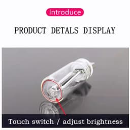 Dimmable USB Touch Filament Bulb Colorful LED Glass 5V USB Night Light Retro Edison Bulb Car Decoration Bedroom Decoration Toys