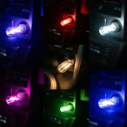 Dimmable USB Touch Filament Bulb Colorful LED Glass 5V USB Night Light Retro Edison Bulb Car Decoration Bedroom Decoration Toys