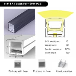 IP67 Waterproof Led Neon Silicone Flexible Light Tube Suitable for 5mm 8mm 10mm 12mm PCB WS2812B WS2811 5050 RGB Light Strip