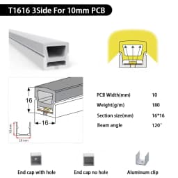 IP67 Waterproof Led Neon Silicone Flexible Light Tube Suitable for 5mm 8mm 10mm 12mm PCB WS2812B WS2811 5050 RGB Light Strip