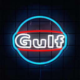Oil Change/Texaco/Gulf/Standard LED Neon Sign for Wall Decor, Automobile Repair Shop Auto Room Workshop Garage Accessories
