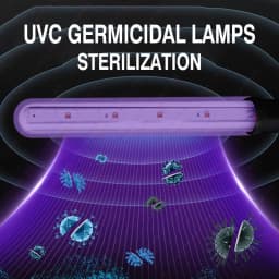 UVC LED Ultraviolet Lamps T6 4W 6W 8W 10W 270nm 280nm 110V 220V IP67 Waterproof Tube For Sterilization Purification Disinfection