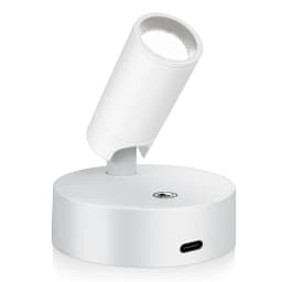 USB Rechargeable Wireless LED Wall Light Cordless Lamp Touch Dimmable Spotlight Magnetic For Bedroom Bedside Reading Type-C