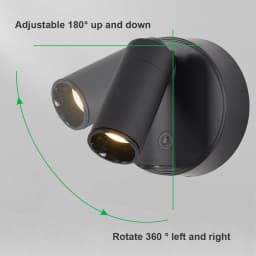 USB Rechargeable Wireless LED Wall Light Cordless Lamp Touch Dimmable Spotlight Magnetic For Bedroom Bedside Reading Type-C