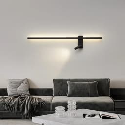 Nordic Wall Lamp Modern Black Minimalist Living Room Sofa Background Wall Decorative Luxury Bedroom Bedside Led Wall Lights