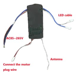 IRALAN Home Transformer Controller and Remote Control Kit Long Page Fan Light Modern Smart Lighting Driver LED AC 85-265V