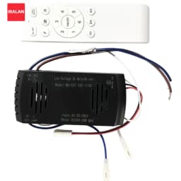 IRALAN Home Transformer Controller and Remote Control Kit Long Page Fan Light Modern Smart Lighting Driver LED AC 85-265V