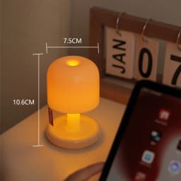 LED Rechargeable Mini Table Lamp Sunset Night Light Minimalist Bedside Reading Lamp Bedroom Bar Room Decor Atmosphere Mood Light