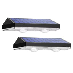 2/4pcs Solar Fence Light RGB Color Changing Outdoor Garden Yard Decor Step Lamp IP65 Waterproof Pathway Wall Stair Lamp Balcony