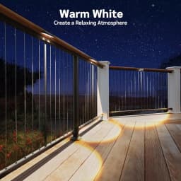 2/4pcs Solar Fence Light RGB Color Changing Outdoor Garden Yard Decor Step Lamp IP65 Waterproof Pathway Wall Stair Lamp Balcony
