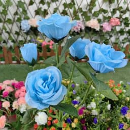 1PC Solar 5-Head Rose Flower LED Light,Outdoor Plug-in Decoration Lights,Landscape Lightting For Garden Lawn Yard Path Graveyard