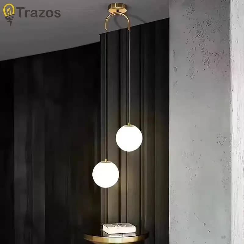 Modern Simple LED Chandelier Nordic Living Room Bedroom Lamp Indoor Lighting Restaurant Bar Home Decoration Suspension Lamp 220V
