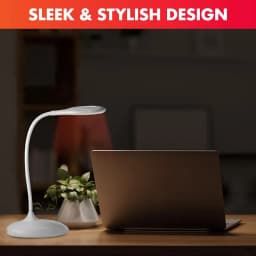 620nm Red Table Lamp Touch Sensitive With Standing Dimmable NO Blue Desk Reading Lights USB Rechargeable Migraine Relieve
