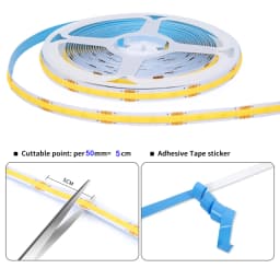 DC 24V COB LED Strip Light AU EU US UK Plug with Door Motion Sensor Control Led Cabinet Lamp for Showcase Wardrobe Lighting