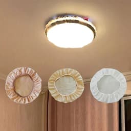 Creative Wear-Resistant Ceiling Lamp Shade Fabric Anti-Glare Light Shade Diffuser Led Light Diffuser Covers Living Room