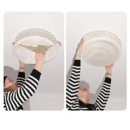 Creative Wear-Resistant Ceiling Lamp Shade Fabric Anti-Glare Light Shade Diffuser Led Light Diffuser Covers Living Room