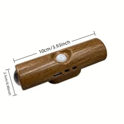 1~6pcs LED Motion Sensor Light USB Rechargeable Bedside Lamp Night Light Adjustable Brightness for Living Room Hallway Stairs