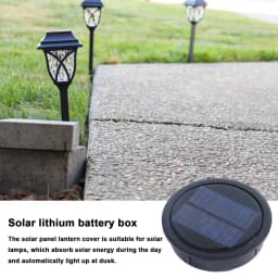 7CM/10CM Solar Light Replacement Top 1.2V Waterproof LED Solar Panel Lantern Lid Light Solar Lantern Top Outdoor Decor Garden