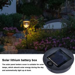 7CM/10CM Solar Light Replacement Top 1.2V Waterproof LED Solar Panel Lantern Lid Light Solar Lantern Top Outdoor Decor Garden