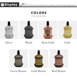 Retro Vintage E27 Lamp Holder Bulb Socket Pendant Light Screw Bulb base Aluminum Light Industrial For Edison Lamp Bulb