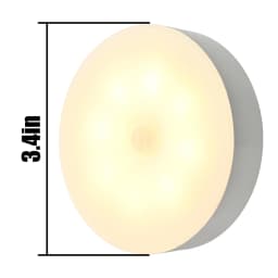 Rechargeable Motion Sensor Night Light,LED Closet Light,Cabinet Light,Wall Light for Kitchen,Bedroom,Bathroom,Hallway,Stairs