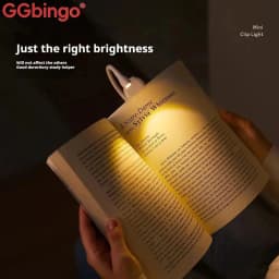 GGBingo Reading LED Light Trichromatic Temperature Dimming Type-C Charging Compact and Portable Lighting 3-24 Hours Battery