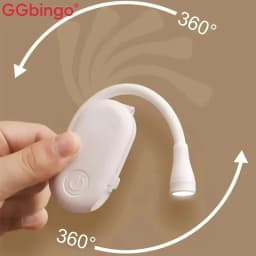 GGBingo Reading LED Light Trichromatic Temperature Dimming Type-C Charging Compact and Portable Lighting 3-24 Hours Battery