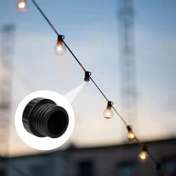16Pcs Light Socket Safety Caps Plugs,E26 Light Bulb Socket Cover End Caps Light Socket Protective Caps For String Lights