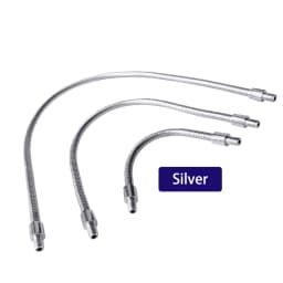 Dia4mm Black Silver Hose Microphone Positioning Hose Outer M4 Metal Stereotyped Gooseneck Snake Tube 100/200/300/400mm