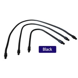 Dia4mm Black Silver Hose Microphone Positioning Hose Outer M4 Metal Stereotyped Gooseneck Snake Tube 100/200/300/400mm