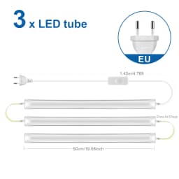 50CM Tube LED T5 15W/ T8 25W LED Bar Light Replace Fluorescent Tube Bulbs Cabinet Kitchen Wall Lamp Lighing -J