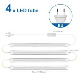 50CM Tube LED T5 15W/ T8 25W LED Bar Light Replace Fluorescent Tube Bulbs Cabinet Kitchen Wall Lamp Lighing -J