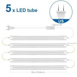 50CM Tube LED T5 15W/ T8 25W LED Bar Light Replace Fluorescent Tube Bulbs Cabinet Kitchen Wall Lamp Lighing -J