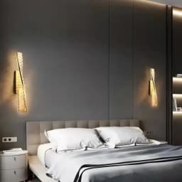 Luxury Crystal Gold Metal Wall Lamp Modern Creative Irregular LED Wall Light Villa Hotel Corridor Bedside Decor Lighting Fixture