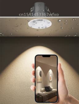 IP65 Waterproof Downlight LED Spotlight Embedded COB Ceiling Light AC110V-220V Bathroom Kitchen Balcony Toilet Lighting Bulb