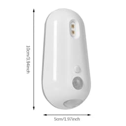 2 in 1 Toilet Sensor Light with UV Sterilization, 3 Brightness Levels, 120° Sensing Angle for Home Toilet Use