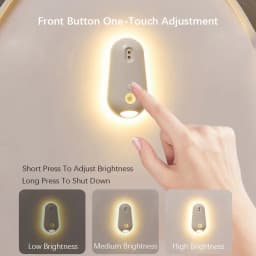 2 in 1 Toilet Sensor Light with UV Sterilization, 3 Brightness Levels, 120° Sensing Angle for Home Toilet Use