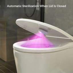 2 in 1 Toilet Sensor Light with UV Sterilization, 3 Brightness Levels, 120° Sensing Angle for Home Toilet Use