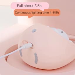 LED Night Light Intelligent Human Sensing USB Rechargeable Sleep Light Bedroom Bedside Corridor Desktop Decoration Table Lamp