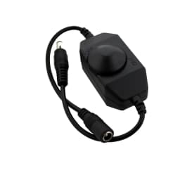 LED Knob Dimmer USB Switch 5V USB 12V 24V DC LED Dimmer Inline Dimming Switch ON OFF for Single Color LED Strip Light