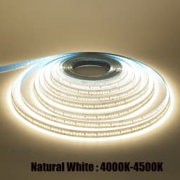 AC 220V 110V LED Strip 240Leds/M IP44 10CM Cut Home Decor Warm/Natural White Self Adhesive Flexible Ribbon Stripe Chain Light
