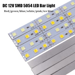 DC 12V Led Hard Bar Strip Light 25cm 50cm SMD 5054 Aluminium Rigid Strip Kitchen Under Cabinet Lamp