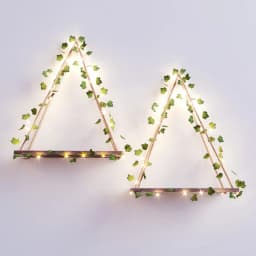 String Lights Artificial Vine Fairy Lights Battery Powered Christmas Tree Garland Light Flower Green Leaf for Weeding Home Decor