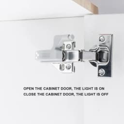 LED Inner Hinge Lamp Under Cabinet Lights Universal Wardrobe Cupboard Sensor Lights for Bedroom Kitchen Closet Night Lamp